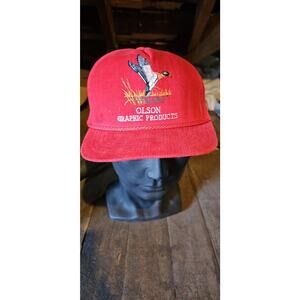 Olson Graphic Outdoor Corduory Snapback Worker Trucker Vintage Retro Dad Hat